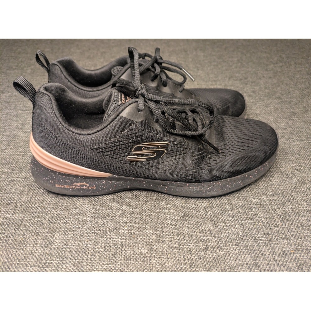 Skechers Shoes Womens Sketch Air Size 9.5 Black Pink Memory Foam Walking Running